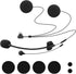 FreedConn Motorcycle Helmet Bluetooth Communication System FX 10 Riders Group Using Universal Pairing Helmet Intercom with Music Sharing IP67 Ultr...