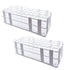 Plastic Test Tube Rack 2 Pack White 40 Holes Lab Test Tube Rack Holder for 21mm and Below The Test Tubes, Detachable, White...