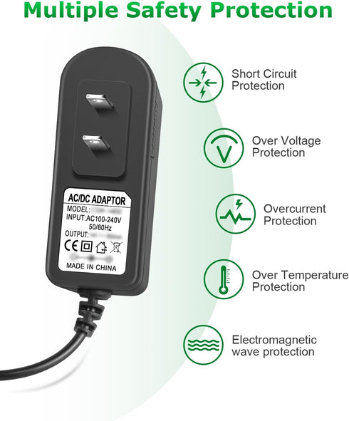 Charger for Halo Bolt 58830 AC Adapter 14V Replacement Charger for Halo Bolt 55720 44400 1201 Air Compact ACDC Wireless Car Jump Starter Power Cor...