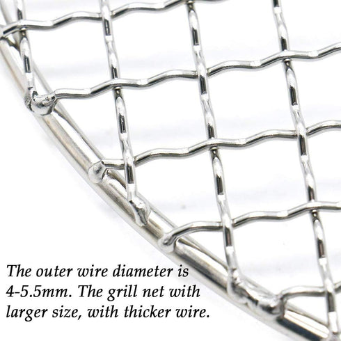 Barbecue Grids Grill Wire Cooling Racks for Oven Use Dia 11" Stainless Round Cooking Racks for Barbecue Air Fryer Instant Pot Pressure Cooker Cann...