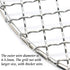Round Barbecue Wire Rack Dia 9.5" Multi-Purpose Grill Cooling Rack BBQ Accessories Grill Net for Airfryer Instant Pot/Pressure Cooker (240mm/9.5")...
