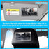 Car Sun Visor Mirror, Stainless Steel Seatback Makeup Mirror, Auto Self-Adhesive Cosmetic Mirrors, Travel Vanity Rearview Mirror, Universal for Ve...