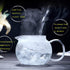 Lead-Free Thicken Glass Teapot Kettle – Removable Stainless Steel Infuser – Great ForBlooming and Loose Leaf Tea Brewer, Thickened (33oz / 950mm)...