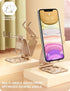 i-Blason Adjustable Foldable Portable Aluminium Phone Stand Desk Dock Compatible with Smartphones (Gold)......
