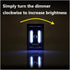 nextool 2-Pack Adjustable Brightness Battery Included COB LED Cordless Dimmer Switch Light, Tap Light, Battery Operated LED Night Lights, Batterie...