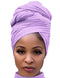 Harewom Hair Scarf for Women with Locs Braid Long Fashion Solid Color Boho Cotton African Head Wrap Tie Headband Bulk Lavender...