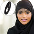 WANDIC Safety Pins, 50 Pcs Black and White Plastic Cover Pins Scarf Safety Pins, Hijab Sari Pins, Brooch Pins, Safety Locking Adult Clothes Diaper...