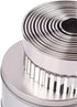 Stainless Steel Fluted Edge Round Cookie Biscuit Cutter Set 12 Pieces Graduated Ring Sizes...