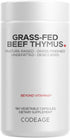 Codeage Grass Fed Beef Thymus Supplement Superfood, Freeze Dried, Non-Defatted, Desiccated Thymus & Liver Pills, Glandulars Meat, Pasture Raised B...