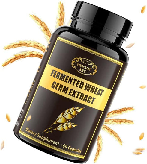 1000MG Spermidine Supplements Fermented Wheat Germ Extract Capsule with 10MG Higher Spermidine & Zinc for Antioxidant, Cell Renewal, Immune System...