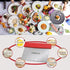 GINKGO Bench Dough Scraper Chopper Stainless Steel Kitchen Utensil Multipurpose Pastry/Food Cutter Scraper Tool for Cake, Pizza, Bread, BBQ - Red...