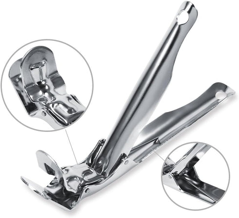 ViaGasaFamido Bowl Clip - Food Tongs, Iron, Polished, Dishwasher, Modern, 20.5cm, 1 Piece...