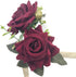 Arlai Wedding Prom Corsage and Boutonniere Set, Rose Wrist Corsage Ribbon Bracelet, Artificial Flower Christmas Wrist Corsage...