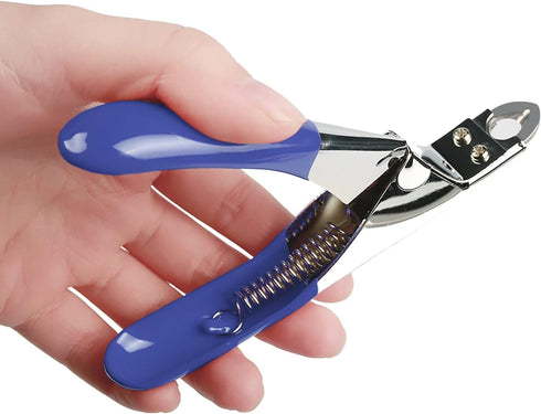 Dog Cat Pets Nail Clippers, Professional Pets Claw Trimmer with Free Nail File, Sharp Stainless Steel Blade, Sturdy Non Slip Handles - for Safe, P...