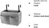 Bedside Storage Organizer 5 Pockets with 4 Hooks Hanging Storage Bag for Headboards/Bunk Bed (Grey)...