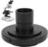 Zyyini Microscope Lens Adapter, Aluminium Alloy Black 23.2mm T-Mount Microscope to for Nikon F-Mount SLR Camera Biological Microscope Adapter Ring...