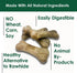 Bonies Natural Hip & Joint Formula Small-Sized Single Bone, Glucosamine & Omega Fatty Acids, Fresh Breath, Clean Teeth, Low Calories, Chicken Flav...
