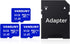 Vansuny Micro SD Card 64GB 3 Pack microSDXC Memory Card with SD Adapter A1 App Performance V30 4K Video Recording C10 U3 Micro SD for Phone, Secur...