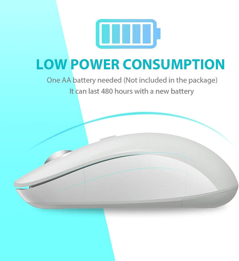 JOYACCESS Bluetooth Mouse, J 2.4G Wireless Bluetooth Mouse Dual Mode(Bluetooth 5.0/3.0+USB), Computer Mice for Laptop/Computer MacBook/Windows/Mac...