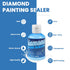 Diamond Painting Sealer Kits - High Gloss Sealer Glue for Diamond Art, with Resin Pen Tools and Accessories, Permanent Sparkle & Shine Effect Seal...