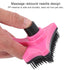 GLOGLOW Pet Grooming Brush, Self Cleaning Slicker Brush Short and Long Hair Shedding Brush for Dogs Cats Gently Removes Loose Undercoat(Rose Red) ...