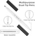 REALIKE Dual Tip Pens for Cricut Maker 3/Maker/Explore 3/Air 2/Air, Black Pens Set of 7 Pack Dual Tip Marker Fine Point Pen Writing Drawing Access...