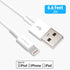 HomeSpot 8pin to USB Cable Charging Cord 6.6 Feet 2m Extra Long Compatible with iPhone X / 8/8 Plus / 7/7 Plus / 6/6 Plus iPad Air/Air 2 / Pro (3 ...