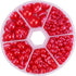 PH PandaHall 690pcs Half Round Pearl Beads 6 Sizes Flat Back Pearl Cabochon Faux Pearl Beads for DIY Scrapbook Phone Case Wedding Decor Hair Acces...