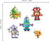 Cartoon Robot Wall Stickers DIY Removable Vinyl Wall Decals Art Decor for Kids Boys Nursery Bedroom Playroom...