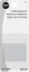 Dritz Quilting 3040 Quilter's Betweens Hand Needles, Size 7 (20-Count), Nickel...
