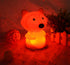 WHA&DARREN Fox Squishy Night Light for Babies & Kids, Nursery Light, Animal Shaped, Silicone Material...