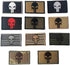 11 Piece Applique Embroidered Skull Flag Skeleton USA Flag Sew On Patch Hook & Loop Badge Armband for Bag Clothes Hat...