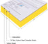 JANDJPACKAGING Heat Transfer Vinyl HTV for T-Shirts 12"x10" 10 Pack Iron on Vinyl (Sun Yellow)...