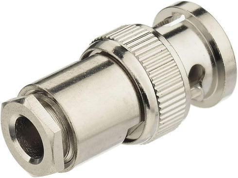 Eightwood BNC Male Plug Solder Clamp Connector 10-Pack Compatible with RG58 RG142 LMR195 Coax Cable...