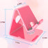 Crpich Acrylic Cell Phone Stand, Portable Phone Holder, Pink Phone Stand for Desk, Compatible with Phone15 14 13 12 Pro Max Mini 11 Plus SE, Switc...