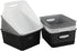 6-Pack 10.4-Inch x 7.6-Inch x 4.05-Inch Plastic Storage Basket, Woven Basket Bin...