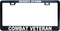 Desert Storm Combat Veteran License Plate Frames - Metal Car Tag Sign for Women/Men, Standard 6x12 2-Hole and Screws Fits US & Canada...
