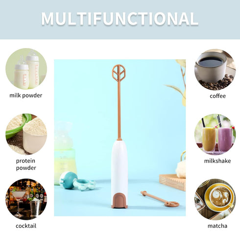 Handheld Electric Baby Formula Mixer,Handheld Drink Mixer (White)...