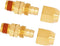 SUNGATOR Air Hose Repair Fitting, Pre-Coated Sealant 3/8 Inch Barb x 1/4 Inch NPT Brass Pneumatic Replacement Fitting Kit, Reusable 3/8'' to 1/4''...