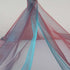 Lightweight 2 Tone Voile Fabric Sheer Organza Iridescent Turquoise with Red - 58 Inch by 5 Yards...