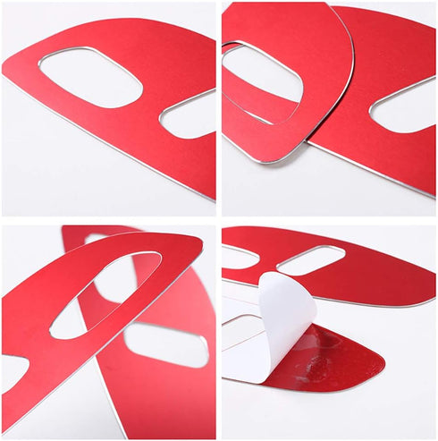 RT-TCZ for Chevy Camaro Seat Adjustment Switch Button Trim Cover for Chevrolet Camaro 2017 Up Red Interior Accessories 2pcs...