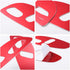 RT-TCZ for Chevy Camaro Seat Adjustment Switch Button Trim Cover for Chevrolet Camaro 2017 Up Red Interior Accessories 2pcs...