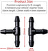 Windshield Washer Hose Connector, OTUAYAUTO Universal Windshield Wiper Hose T Connector (pack of 10)...