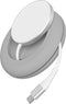 TALK WORKS 15W Wireless Charging Cable Compatible w MagSafe for iPhone 15,14,13,12-Smart Management Cord Holder-6ft Gray Cable W Compact Cord Orga...