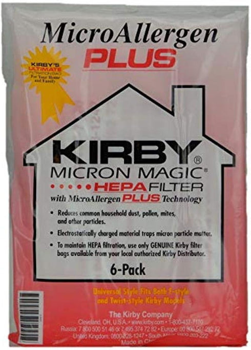 Kirby 204814G Micron Magic Plus Paper Bag, Brown...