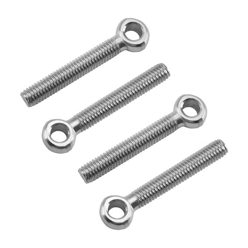 MroMax Swing Lifting Bolt 5Pcs M6 x 40mm Machinery Shoulder Swing Lifting Eye Bolt,304 Stainless Steel Metric Thread Lifting Eye Bolt for Home Ren...