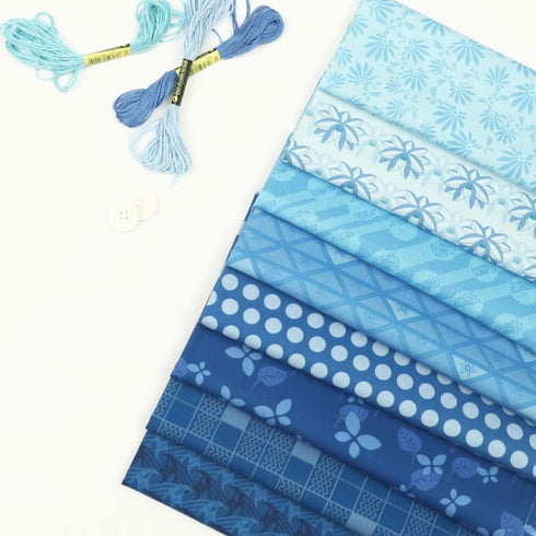 Chuanshui 8 PCS 21.6 x 18.5 inches (55 x 47 CM) 100% Cotton Craft Fabric Bundle for Patchwork 8 Different Pattern Pre-Cut Quilting Fabric Fat Quar...