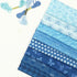 Chuanshui 8 PCS 21.6 x 18.5 inches (55 x 47 CM) 100% Cotton Craft Fabric Bundle for Patchwork 8 Different Pattern Pre-Cut Quilting Fabric Fat Quar...