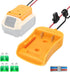 Power Wheels Adapter for Dewalt 20V Battery Adapter, 20V Power Wheels Battery Converter Kit with Fuses Holder and Switch, Wire Terminals, 12AWG Wi...