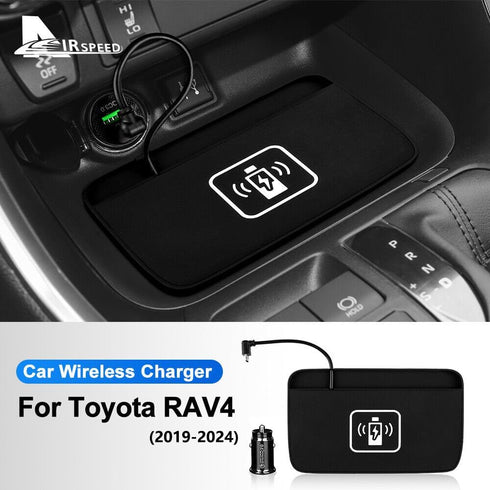for 2019-2024 Toyota RAV4 Wireless Charger, 15W Fast Wireless Car Charger Qi Charging Station Pad Mat fits RAV4 Accessories...